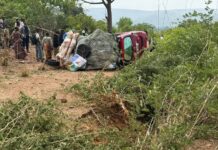 Grave accident sur la nationale près de Dabola : un véhicule projeté hors de la chaussée, les passagers abandonnés à leur sort