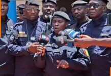 Labé : six présumés impliqués dans le meurtre d’Amadou Foula Sow arrêtés et présentés à la presse